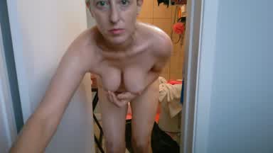 Messaline Plays in the Shower