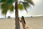 on beach