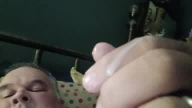 Eating my cum