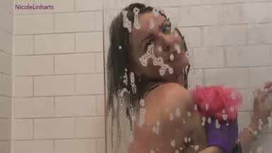 Foam shower 💧💧💧🔥