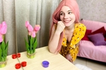 pink, bloom, mirror and cuteness
