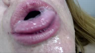 drool deep throat