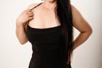 black dress