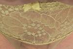 New Yellow lace thong panties