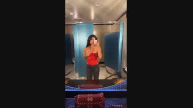 me in the bathroom