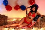 Sexy gotic celebrated 4 july