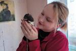 me and cute rat 💜