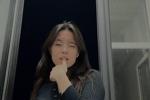 By the window