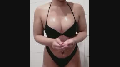 Wet bikinis