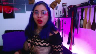 Naked and clamp boobs