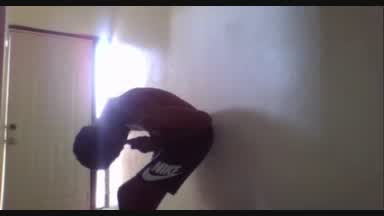 Slef-suck but almost got caught by neighbor