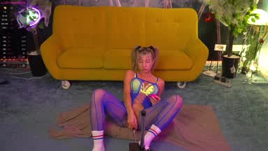 Lena show with fuck machine