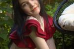 petite girl emmy❤️ — Sexy garden tease