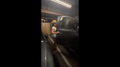 Did we almost get caught?! Sex in parking lot.