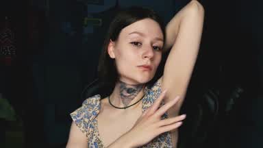 Hair and Armpit Fetishes + Face Accent