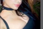 With black hair