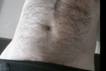 Hard cock in black panties