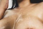 Your cum on my tits 😈💦