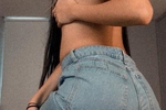 Jean and sexy tits♥