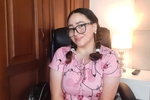 The pink skin girl