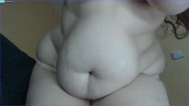 Hairy belly close up