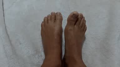 Feet tease