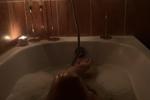 enjoying the bath...