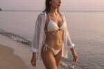on the beach