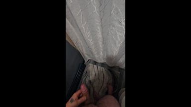 Spying on wife in shower