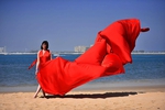 Red dress