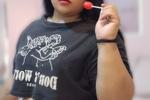 sucking a delicious sweet