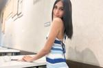 ME IN BLUE DRESS