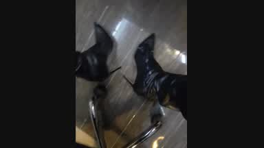 worshipping my boots
