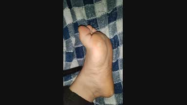 Pedicure at home, each foot separately