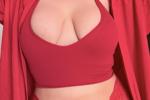 photo in red lingerie