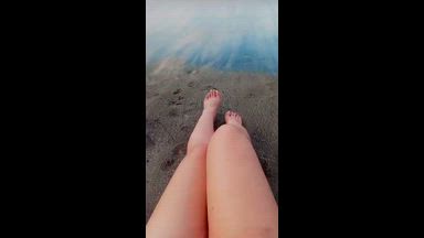 At the beach
