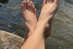 My feet in the native