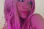 my pink hair🩷🎀