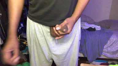 Grey Sweatpants with Cock