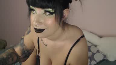 BBW goth tease