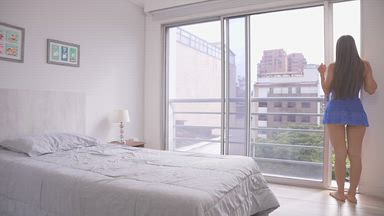 In my window I want my neighbor to see me