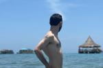 on the beach