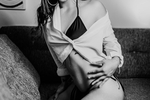 Black and white