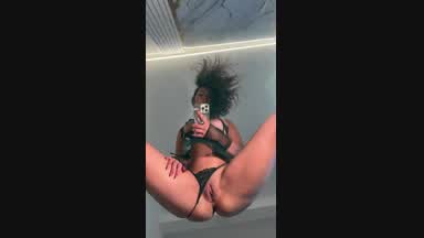 💦Tease in my pussy and ass in the mirror 💦