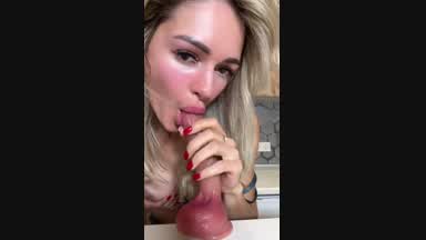 Suck dildo so soft