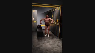 Big back whyt veins flex and oump all muscle