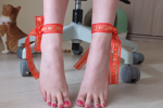 Decoration on me feet