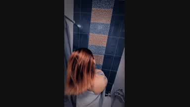 Shower - my favorite part after hard side
