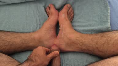 Cum on feet