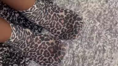 Animal Print Feet
